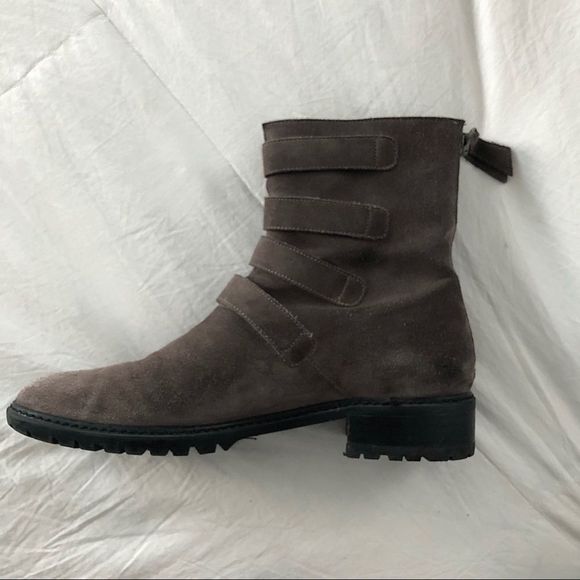 STUART WEITZMAN Jitterbug Suede Boot Seal 8 - Picture 6 of 16